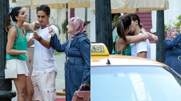 Drika (Mariana Rios) e Pepeu (Ivan Mendes) causam confusão na Turquia - TV Globo / Raphael Dias
