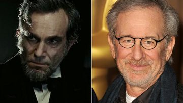 Daniel Day-Lewis e Steven Spielberg, protagonista e diretor de 'Lincoln', respectivamente - Reprodução e Getty Images