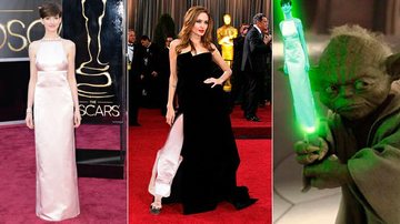 Anne Hathaway: look do Oscar vira piada na Internet - Getty Images/ Reprodução