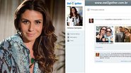 Morena vai deixar pistas para Helô em rede social; público poderá acompanhar as novidades na página da delagada - TV Globo/Raphael Dias e Reprodução