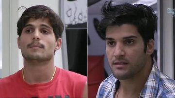 André e Marcello se desentendem no 'BBB13' - Reprodução/TV Globo