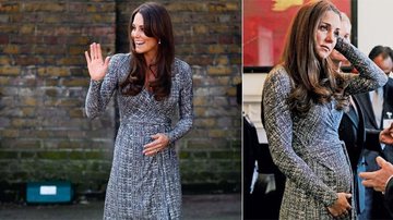Mãe do futuro rei ou rainha da Inglaterra, a mulher do príncipe William mostra-se bem disposta em
visita a centro de reabilitação femino. - Reuters