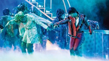 Em Thriller Live Brasil Tour, um elenco de 50 artistas apresenta mais de 30 sucessos da trajetória do rei do pop. - Paulo Mumia