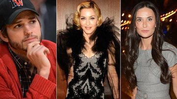 Madonna prefere Ashton Kutcher a Demi Moore - Foto-montagem