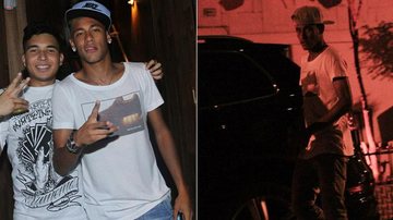 Neymar se diverte na noite paulistana - Leo Franco e Thiago Duran / Agnews
