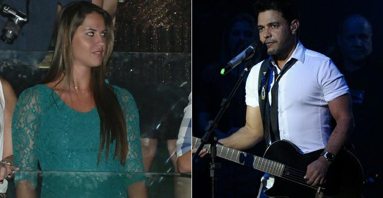 Graciele Lacerda assiste ao show de Zezé di Camargo e Luciano no cruzeiro 'É o Amor' - Francisco Cepeda / AgNews
