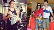 Rodrigo Faro brinca a filha Helena; e em família - Reprodução / Instagram; Francisco Cepeda e Thiago Duran / AgNews