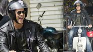Du Moscovis vira ‘bad boy’ em ‘Louco Por Elas’ ao usar óculos aviador e jaqueta de couro - TV Globo/Divulgação