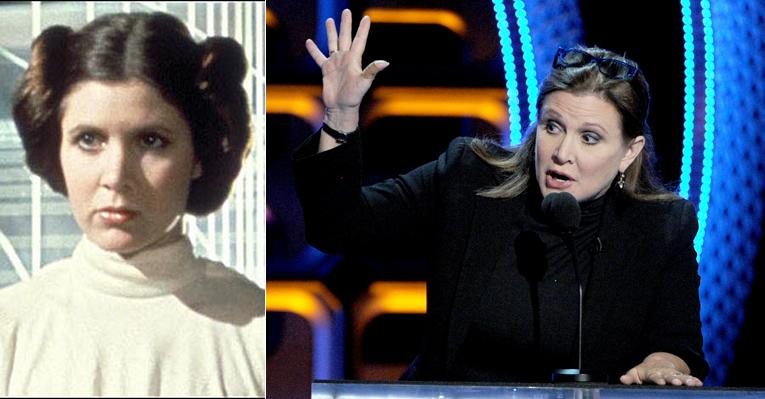 Carrie Fisher será princesa Leia em 'Star Wars VII' - Reprodução/Getty Images