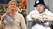 Serginho Groisman e Chorão - TV Globo; Vagner Campos