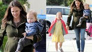 Jennifer Garner com os filhos Violet e Samuel - Grosby Group