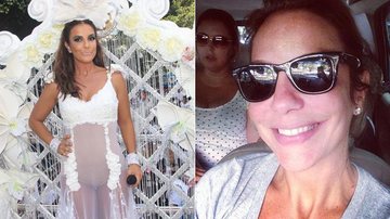 Ivete Sangalo, que brilhou no Carnaval baiano, anuncia volta das férias ao publicar foto sem maquiagem em uma de suas redes sociais - Fotomontagem