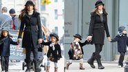 Camila Alves curte frio de Nova York com os filhos, Levi e Vida - The Grosby Group