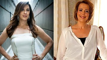 Lívia (Claudia Raia) e Rachel (Ana Beatriz Nogueira) em 'Salve Jorge' - Reprodução / TV Globo