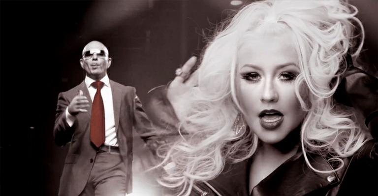 Pitbull e Christina Aguilera - Reprodução