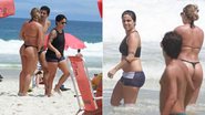 Thammy Miranda curte sol carioca com amigos na praia da Barra da Tijuca - Dilson Silva/AgNews
