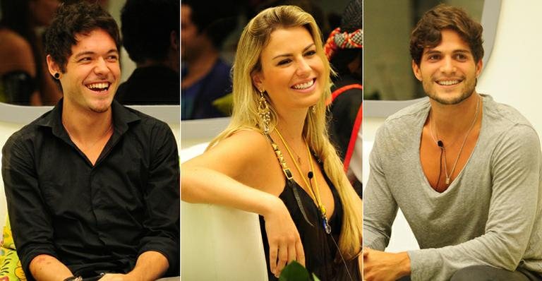 Nasser vence prova do líder e coloca o casal Fernanda e André no paredão - Reprodução/TV Globo