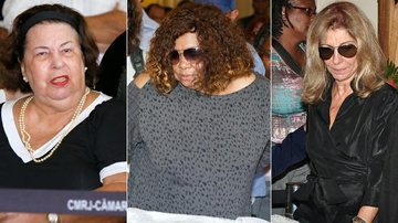 Nana Caymmi, Alcione e Marília Pera no velório de Emílio Santiago - Roberto Filho/ AgNews