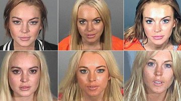 As seis vezes em que Lindsay Lohan foi fichada na polícia - Divulgação