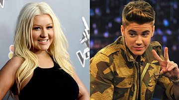 Christina Aguilera e Justin Bieber - Getty Images