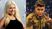 Christina Aguilera e Justin Bieber - Getty Images