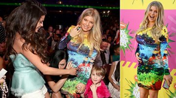 Fergie é paparicada por Selena Gomez e Katy Perry - Getty Images