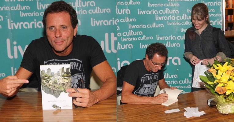 Tony Bellotto lança livro em São Paulo - Thiago Duran/AgNews