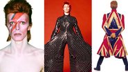 Exposição sobre David Bowie, em Londres, reúne mais de 300 itens, como figurinos de shows, fotografias, capas de discos e vídeos inéditos - Foto-Montagem