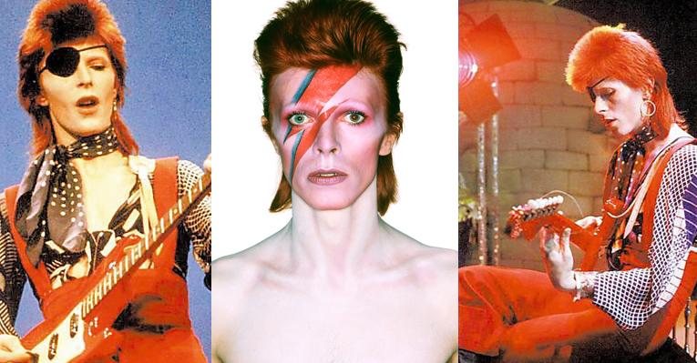 Videoclipes fashion explicam fascínio que o mundo da moda tem pelo cantor David Bowie - Foto-Montagem