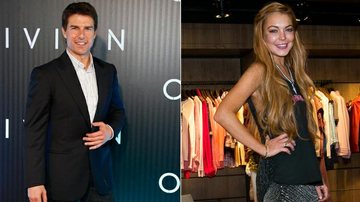 Tom Cruise e Lindsay Lohan - Francisco Silva e Felipe Panfili/AgNews; Caio Guimarães