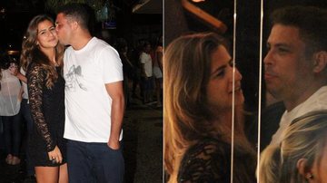 Ronaldo e Paula Morais namoram na noite do Rio de Janeiro - Rodrigo dos Anjos / AgNews