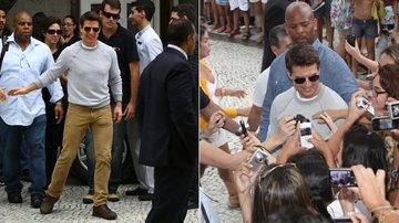 Tom Cruise é assediado em hotel no Rio - Marcello As Barretto / AgNews