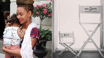 Beyoncé manda fazer cadeira com as iniciais da filha, Blue Ivy Carter - Reprodução / Instagram; The Grosby Group