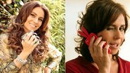 Giovanna Antonelli faz sucesso com as capinhas de celular criativas de suas personagens na TV - Reprodução / TV Globo
