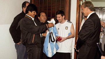 Evo e Messi - Reuters