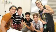Banda Restart visita crianças com câncer em São Paulo - Roberto Assem/A.C.Camargo