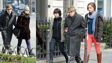 Woody Allen passeia com a família por Paris, na França - The Grosby Group