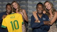Pelé e Gisele Bündchen se encontraram em São Paulo - Divulgação