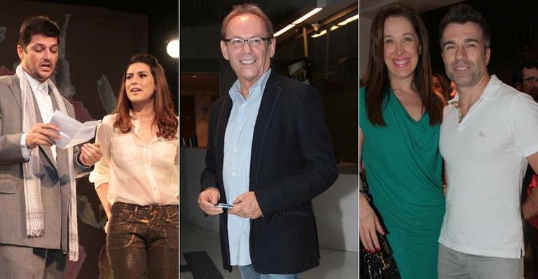 Marcelo Serrado, Fernanda Paes Leme, José Wilker, Claudia Raia e Jarbas Homem de Mello - Leo Franco/ AgNews