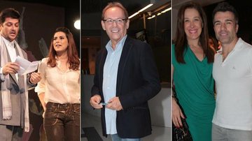 Marcelo Serrado, Fernanda Paes Leme, José Wilker, Claudia Raia e Jarbas Homem de Mello - Leo Franco/ AgNews