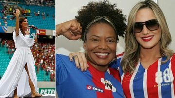 Ivete Sangalo, Margareth Menezes e Claudia Leitte participaram da festa de inauguração da Arena Fonte Nova - Ag. Bapress/Site Arena Fonte Nova