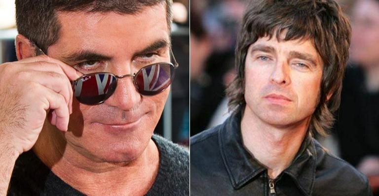 Simon Cowell quer Noel Gallagher na bancada do show de talentos 'X Factor' - Foto-montagem