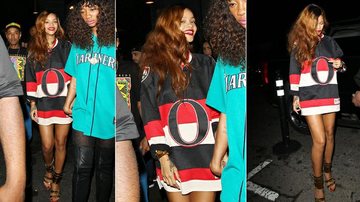 Rihanna curte noitada em Beverly Hills - The Grosby Group