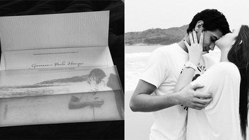 O convite do casamento de Ganso e Giovanna Costi - Reprodução/Instagram