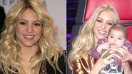 Shakira leva Milan aos bastidores do 'The Voice' - Getty Images; Reprodução / Facebook