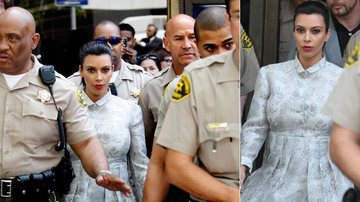 Kim Kardashian deixa audiência relacionada a seu divórcio com Kris Humphries em Los Angeles - Getty Images