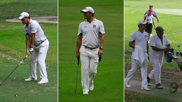 Rodrigo Lombardi pratica golfe no Rio - Dilson Silva / AGNews