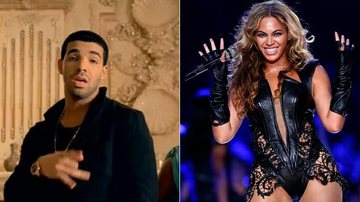 Rapper Drake homenageia Beyoncé em nova música de trabalho - Foto-montagem