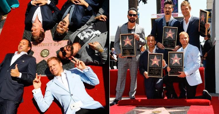 Backstreet Boys ganham estrela na Calçada da Fama - Getty Images