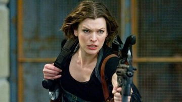 Milla Jovovich em 'Resident Evil', de 2002, 2004, 2007, 2010 e 2012 - Reprodução